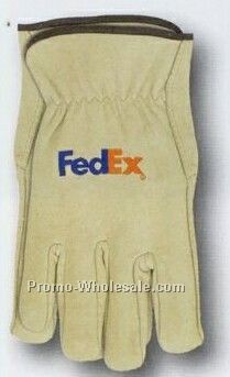 Embroidered Grain Cowhide Glove (Small)