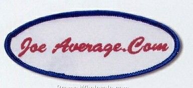 Embroidered Patches With 50% Coverage (4")