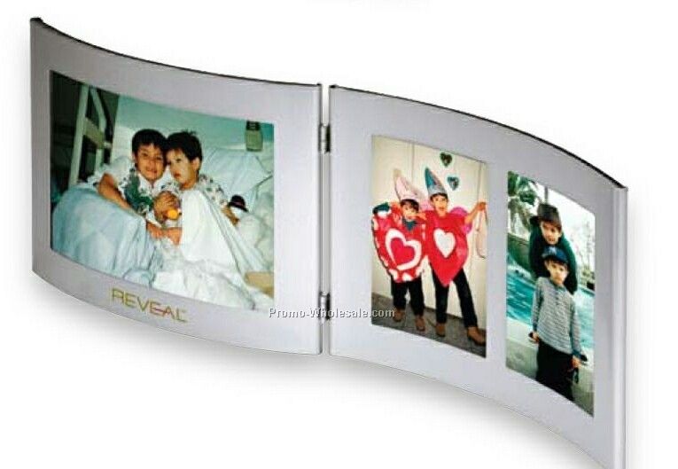 Essentials Courbure III Hinged Aluminum Photo Frame 14"x5"