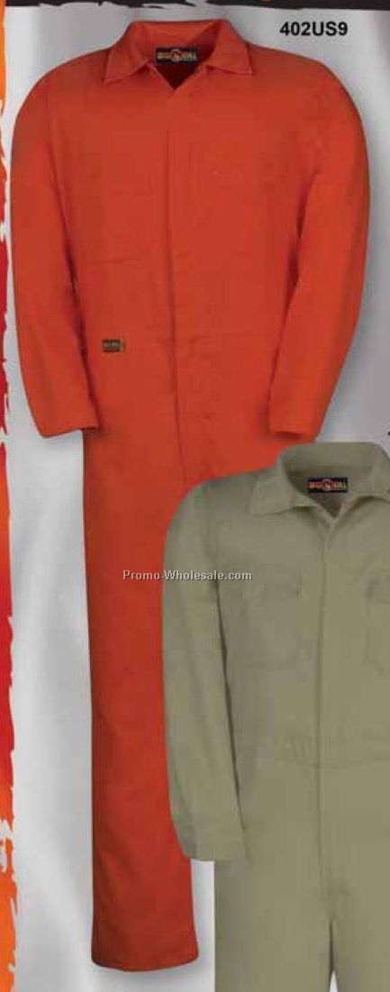 Flame Resistant Industrial Long Sleeve Coverall (Regular-tall 48-66)