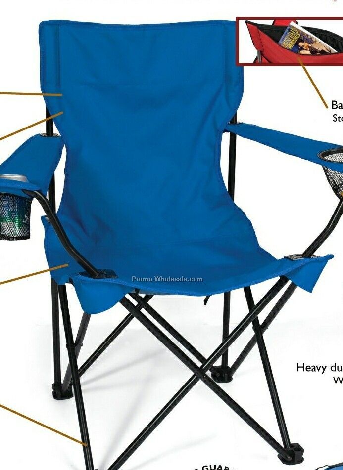 Folding Camp Chair W/ Heavy Duty Carry Bag
