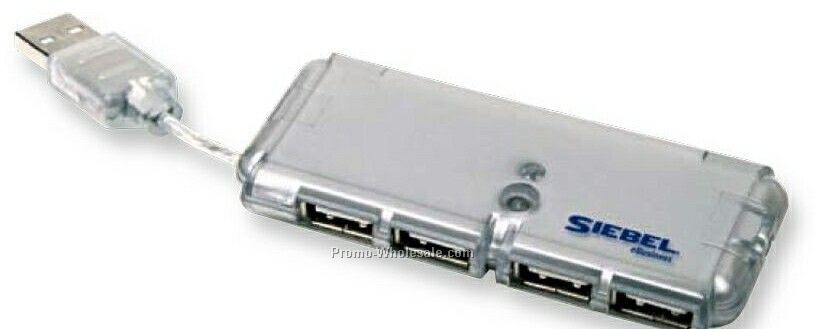 Giftcor 4 Port USB 1.1 Hub 3-1/2"x1-1/2"