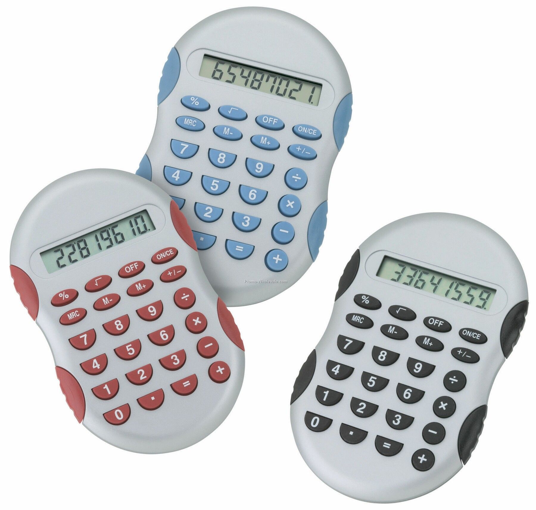 Giftcor Collection Black Comfort Calculator 4-1/2"x2-3/4"