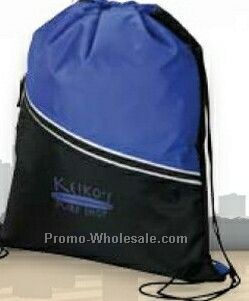 Giftcor Mazzo Blue Drawstring Cooler Bag 13"x16-1/4"
