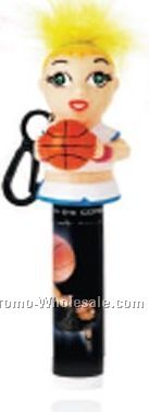 Girls Basketball Goofy Group Clipz Holder With Lip Balm