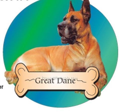 Great Dane Acrylic Coaster W/ Felt Back