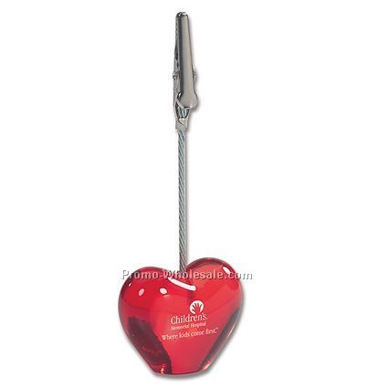 Heart Note Holder