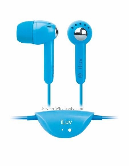 Iluv Lightweight Earphones For Ipod - Blue