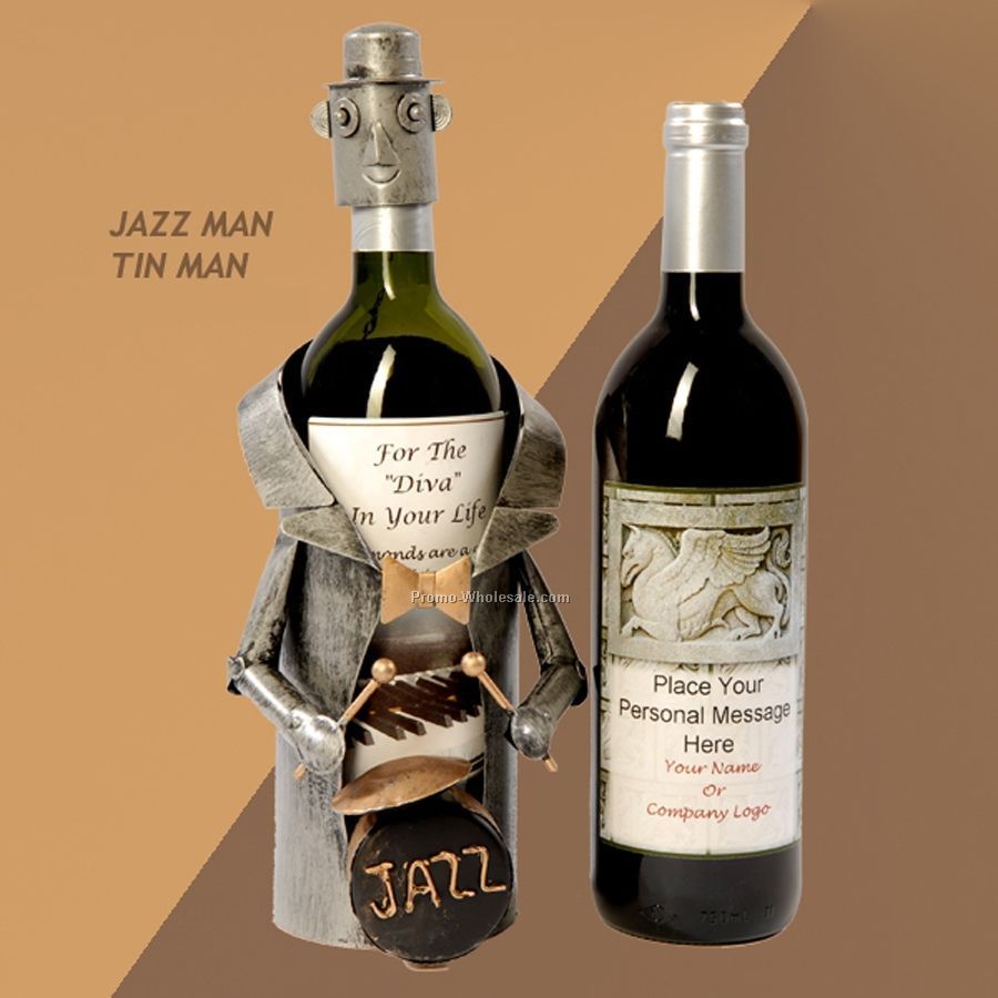 Jazz Tin Man Wine Caddy