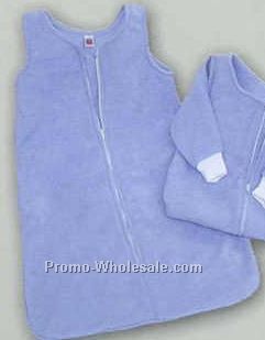 Jersey Sweatshirt Fleece Baby Snuggle Sack With Zipper (No Sleeves)