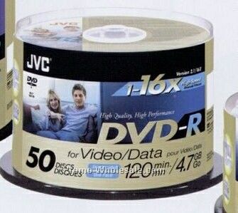 Jvc Recordable DVD-R Discs (50 Pack Spindle)