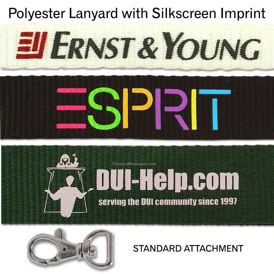 Lanyard (1" Width) - Silk Screen Imprint