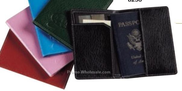 Leather Passport Cover (Imprinted)