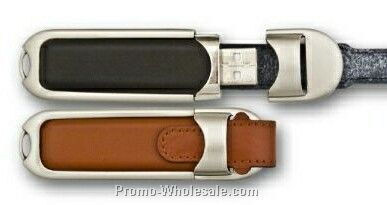 Leather Rectangle W/ Buckle Closure Flash Drives