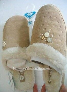 Leather Slipper - Beige