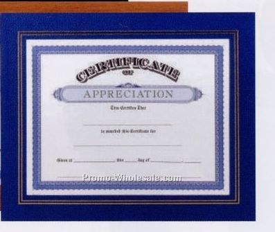 Leatherette Certificate Frame