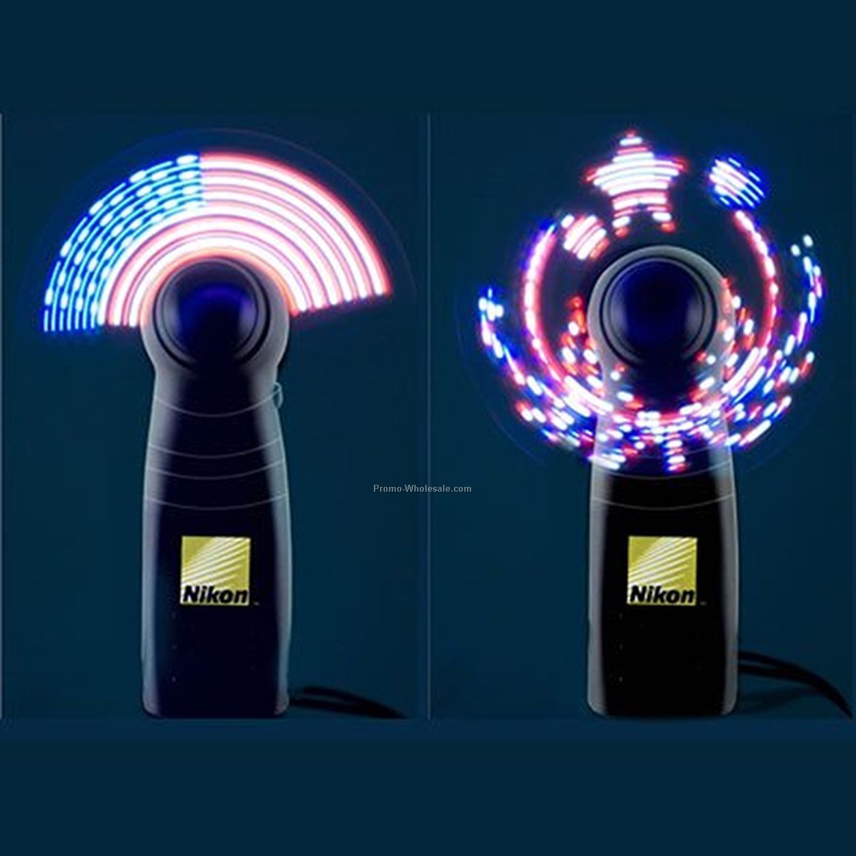 Light Up Patriotic Fan