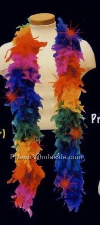 Lighted Feather Boa - Multi Color