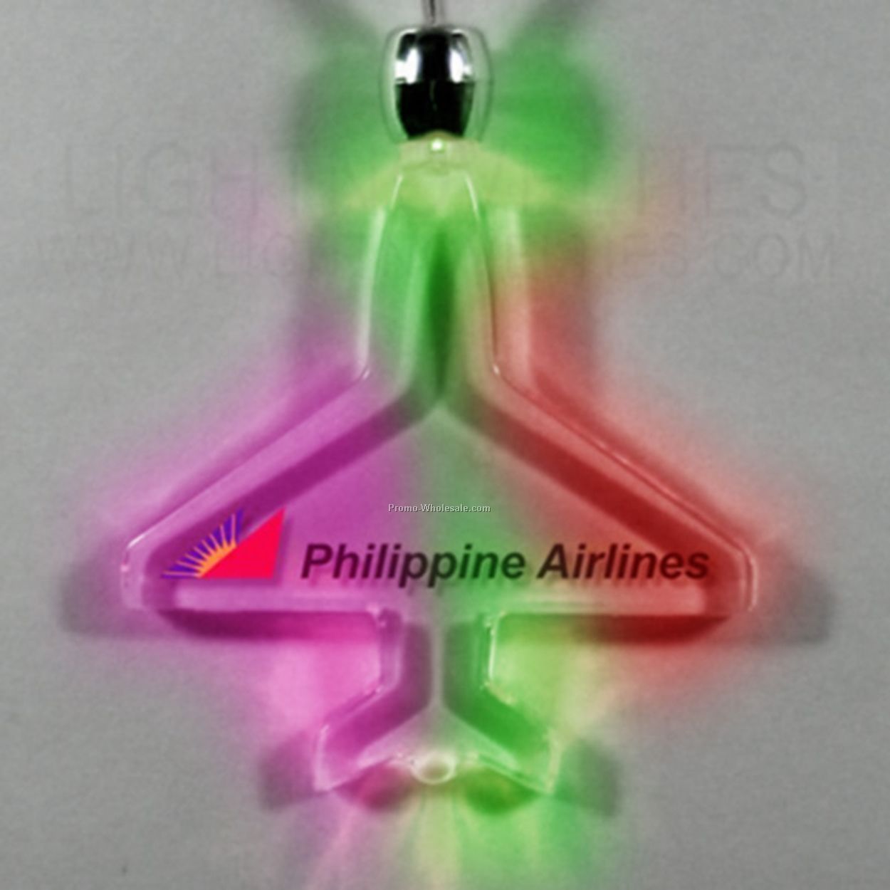 Lighted Necklace - Plane - Multi