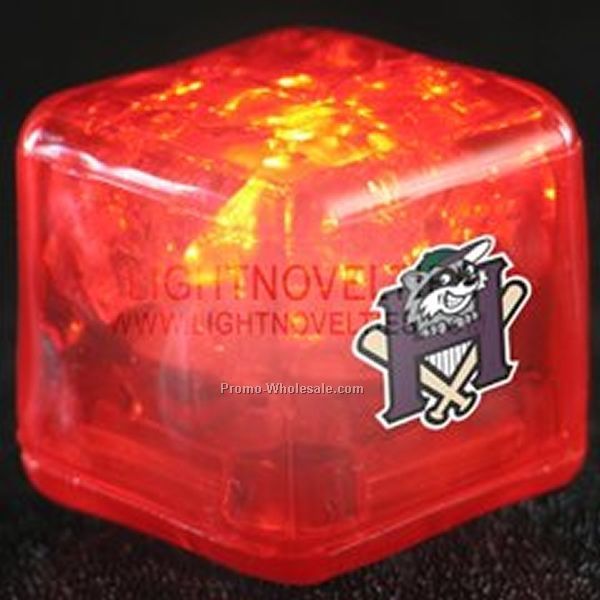 Liquid Activated Light Up Ice Cube (Red)