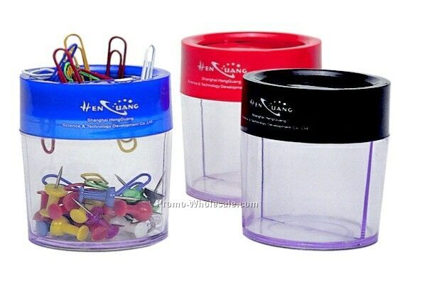Magnetic Top Paper Clip Holder (2-1/2"x2-3/8")