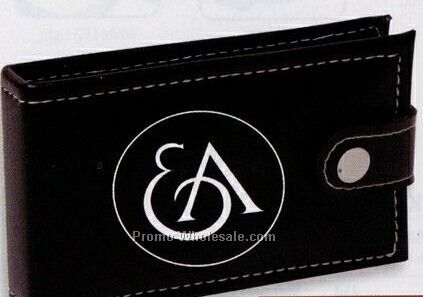 Manicure Set In Black Leatherette Case 2 3/8"x4 1/4" (5 Days Service)