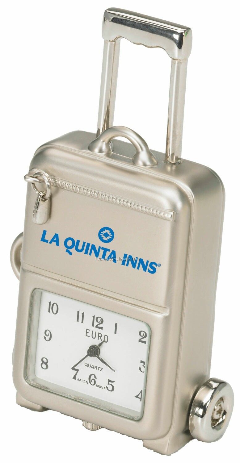 Metal Luggage Clock