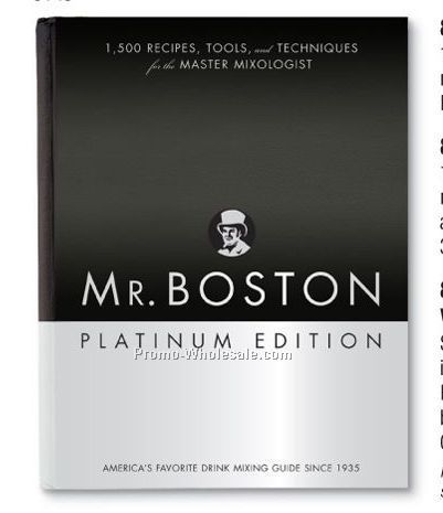 Mr. Boston Platinum Edition - Brand New Edition Book