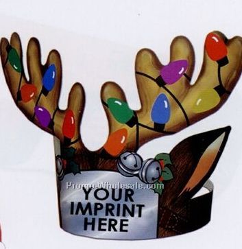 Multi-color Reindeer Antlers Holiday Fun Headgear