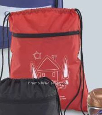 Multi-purpose Tote Bag / Backpack - Red