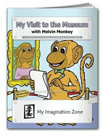 My Visit To The Museum With Melvin Monkey Coloring Book (Action Pak)