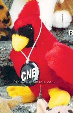 Nature Pal Beanie Cardinal Bird (7")