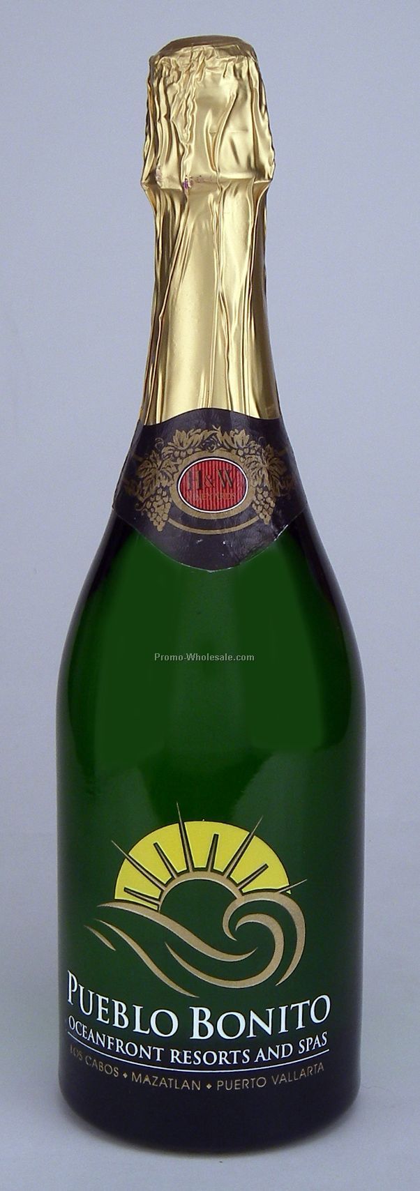 Non Alcoholic Sparkling Grape Juice, 750 Ml, 1 Deep Hand-etch, 3 Paint Fill