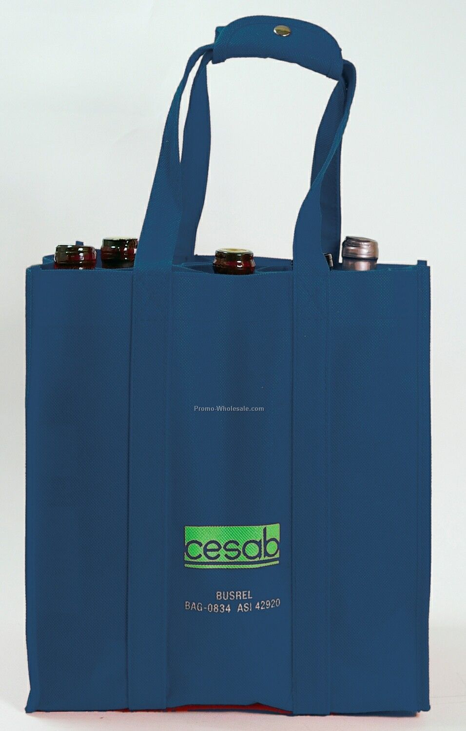 Non Woven 6 Bottle Tote Bag