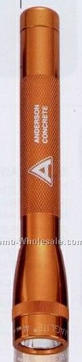 Orange AA Mini Mag-lite Flashlight