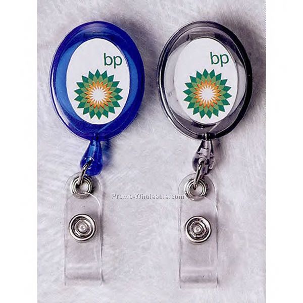 Oval Badge Holder