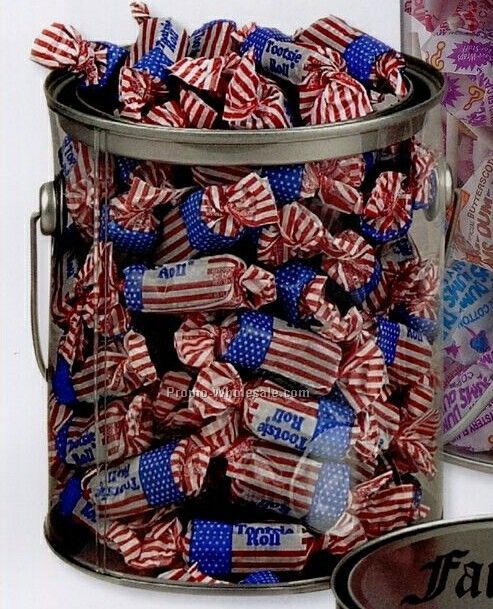 Pail Of Sweets With Flag Toots