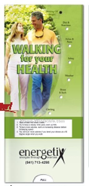 Pocket Slider Chart (Walking For Your Health)