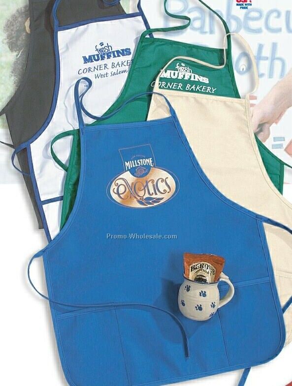 Poly-cotton Twill Bib Apron