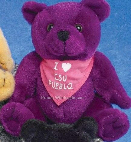 Purple Gb Brites Bear (6")