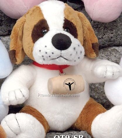 Q-tee Collection Stuffed Saint Bernard Dog (9")