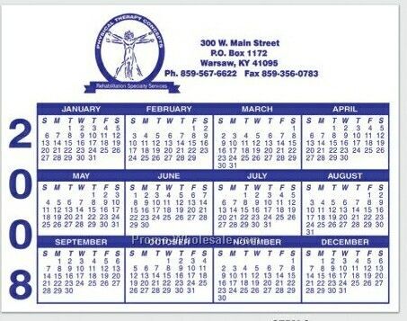 Quikey 1 Year Laminated Calendar