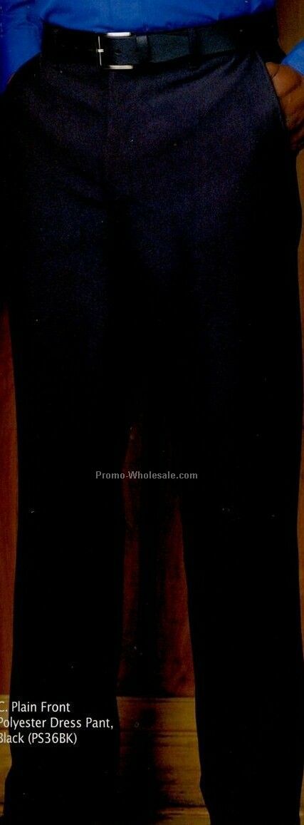 Red Kap Men's Plain Front Dress Slack (30-50) - Navy Blue