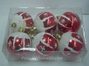 Red/White Christmas Ball