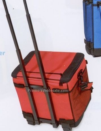 Rolling Polyester Picnic Cooler (1 Color)