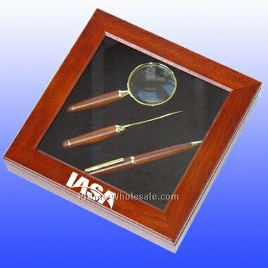 Rosewood Display Set Rosewood Display Set (Engraved)