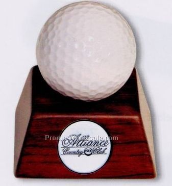 Rosewood Hole In 1 Golf Ball Stand