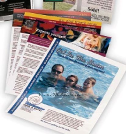 Semi-gloss Cover Sales Sheets (Full Color Front - No Back Copy)