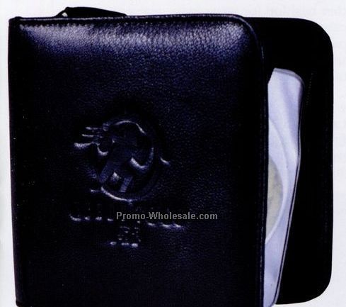 Soft Leather Zippered CD Case (Full Grain)