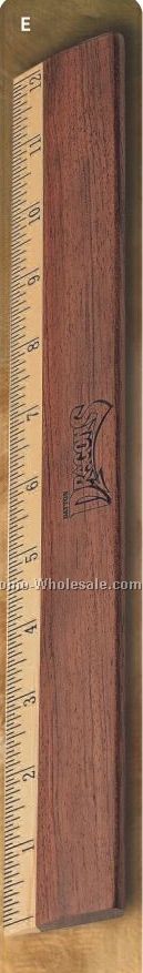Solid Two Tone Wood Ruler